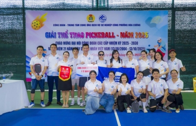 Khai mạc giải thể thao pickleball phường hòa cường năm 2025 Khai mạc giải thể thao pickleball phường hòa cường năm 2025