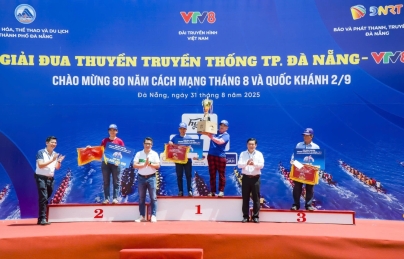Đội đua thuyền nữ phường hòa cường giành cúp vô địch tại giải đua thuyền truyền thống thành phố đà nẵng – vtv8 năm 2025 Đội đua thuyền nữ phường hòa cường giành cúp vô địch tại giải đua thuyền truyền thống thành phố đà nẵng – vtv8 năm 2025