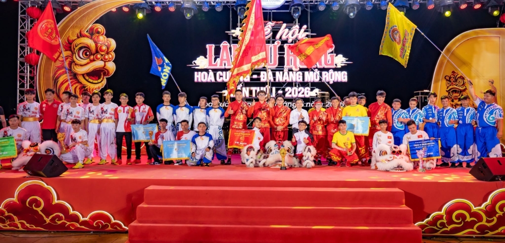 BẾ MẠC VÀ TRAO GIẢI CÁC NỘI DUNG THI ĐẤU TẠI LỄ HỘI LÂN, SƯ, RỒNG HÒA CƯỜNG – ĐÀ NẴNG MỞ RỘNG LẦN THỨ I, NĂM 2026