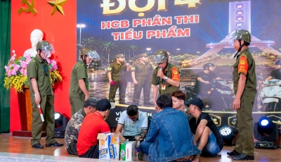 PHƯỜNG HÒA CƯỜNG TỔ CHỨC HỘI THI “LỰC LƯỢNG THAM GIA BẢO VỆ AN NINH, TRẬT TỰ Ở CƠ SỞ GIỎI” LẦN THỨ I NĂM 2026