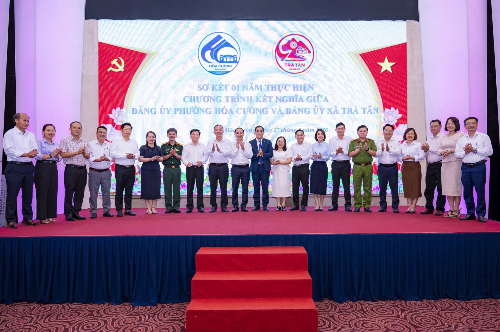 HÒA CƯỜNG – TRÀ TÂN SƠ KẾT 01 NĂM THỰC HIỆN CHƯƠNG TRÌNH KẾT NGHĨA